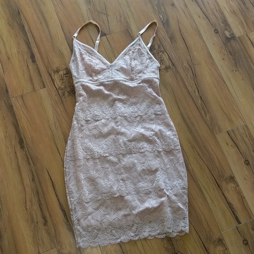 Cream lace dress